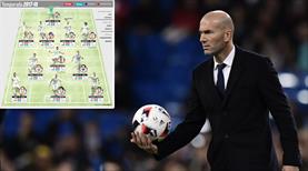 İşte Zidane'ın rüya takımı!