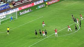 Penaltı anı ve gol!
