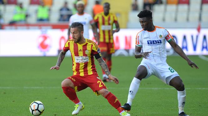 Evkur Yeni Malatyaspor - Aytemiz Alanyaspor: 1-1 (ÖZET)