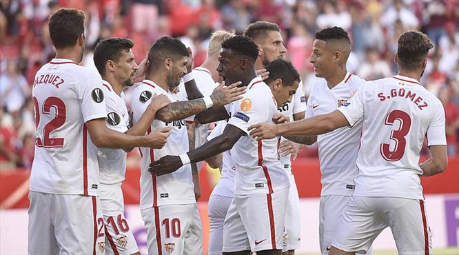 Sevilla Avrupa'ya şovla başladı!