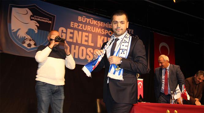 Erzurum'da yeni başkan Hüseyin Üneş
