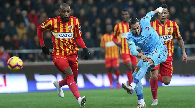 Trabzonspor ile Kayserispor 44. kez