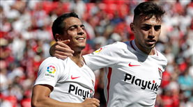 Sevilla golcüleriyle güldü (ÖZET)
