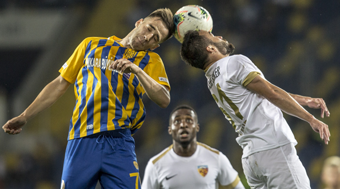 MKE Ankaragücü - İM Kayserispor: 1-1 (ÖZET)
