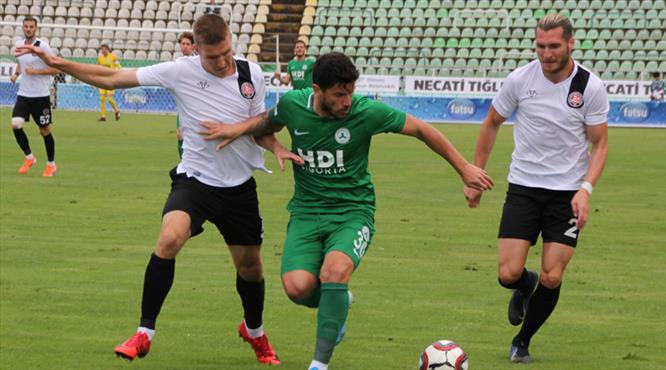 Giresunspor: 1 - Fatih Karagümrük: 1 (ÖZET)