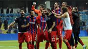 Karabükspor'da liderlik sevinci