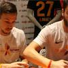Cenk ve Linnes imza dağıttı