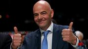 TFF'den Infantino'ya tebrik!