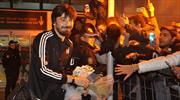 Beşiktaş'a coşkulu karşılama