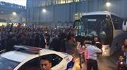 Beşiktaş'a coşkulu karşılama
