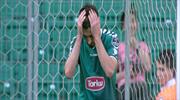 Yüzde yüz gol böyle kaçtı! 