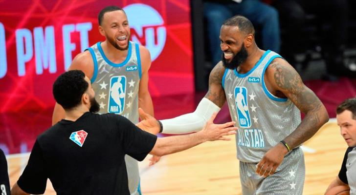 Curry All-Star rekoru kırdı, 'Team LeBron' kazandı
