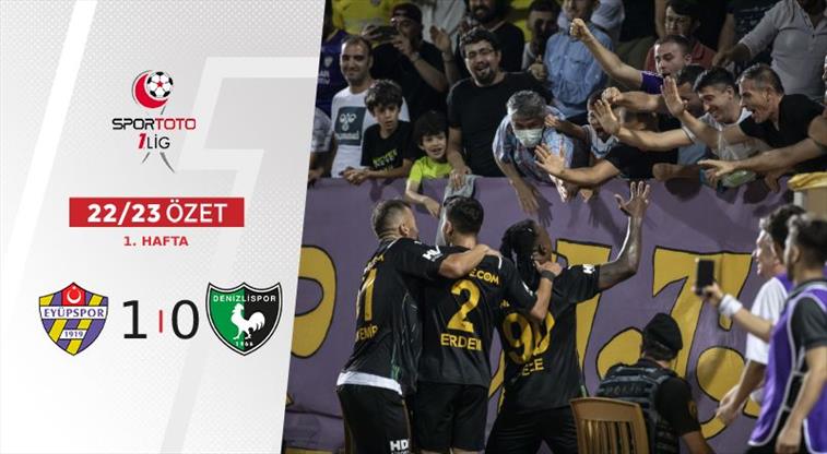 ÖZET | Eyüpspor, Eze ile kazandı!
