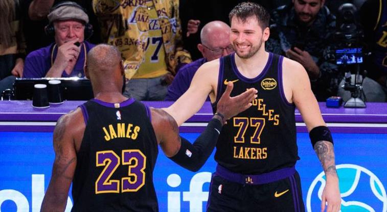 NBA de Lakers Luka Doncic ve LeBron James ikilisiyle kazandı | beIN ...