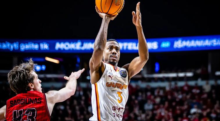 Litvanya'daki nefes kesen maçta kazanan Galatasaray MCT Technic