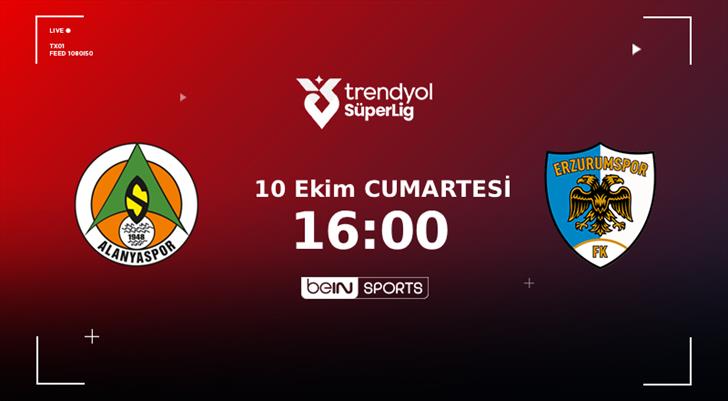 MUHTEMEL 11'LER | Corendon Alanyaspor - Erzurumspor FK