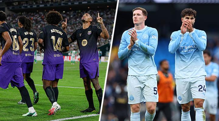 Barcelona ve Manchester City, doludizgin devam ediyor