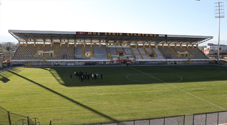 Muş Şehir Stadyumu'nda geri sayım