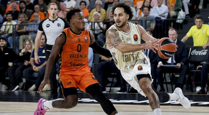 Fenerbahçe Tarfin, deplasmanda Valencia Basket'e mağlup! Geri dönüş olmadı