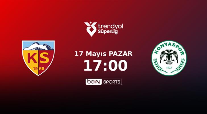 CANLI | Zecorner Kayserispor - Tümosan Konyaspor