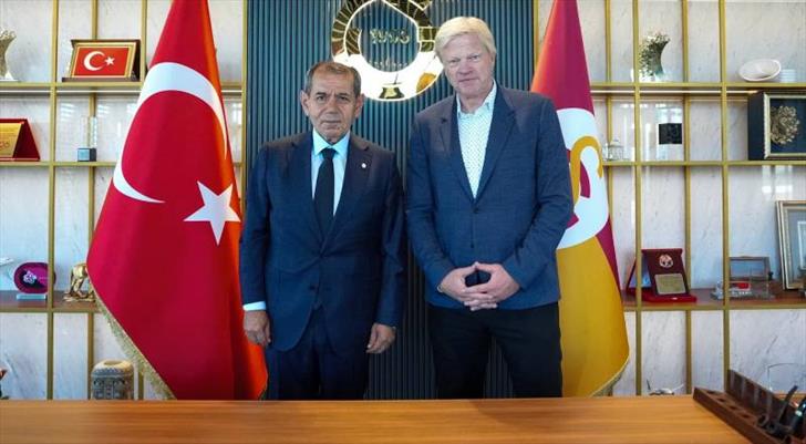 Dursun Özbek, Alman efsane Oliver Kahn ile görüştü
