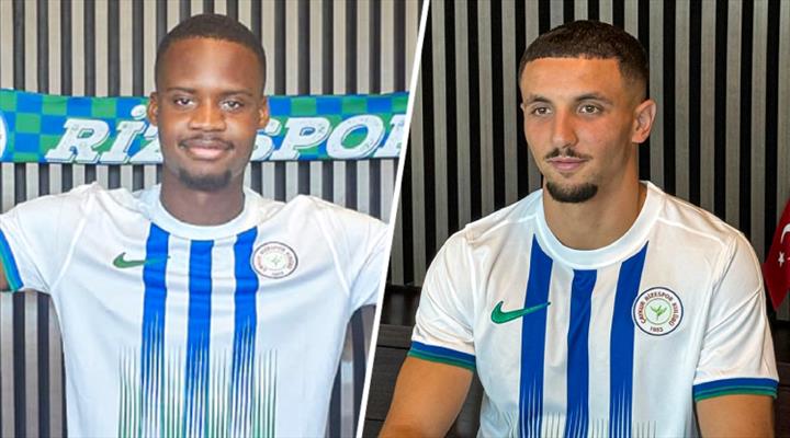 Çaykur Rizespor 2 transferi birden resmen duyurdu! 