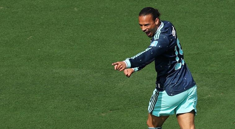 Galatasaray'ın yıldızı Leroy Sane, Almanya'yı öne geçirdi!