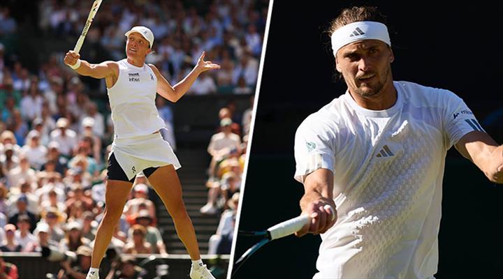 Wimbledon'da Swiatek elendi, Zverev son 16 turuna kaldı!