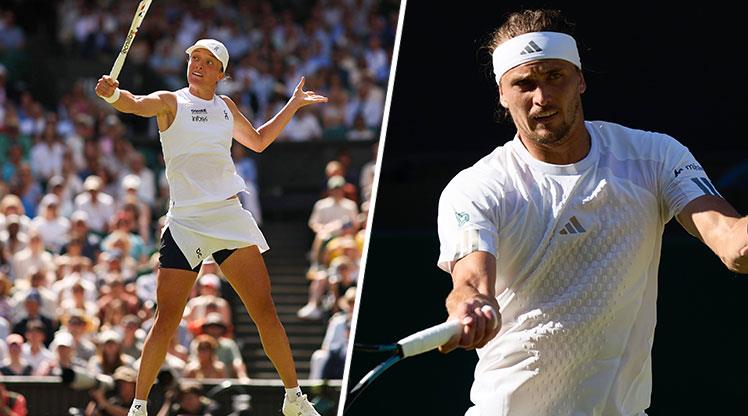 Wimbledon'da Swiatek elendi, Zverev son 16 turuna kaldı!