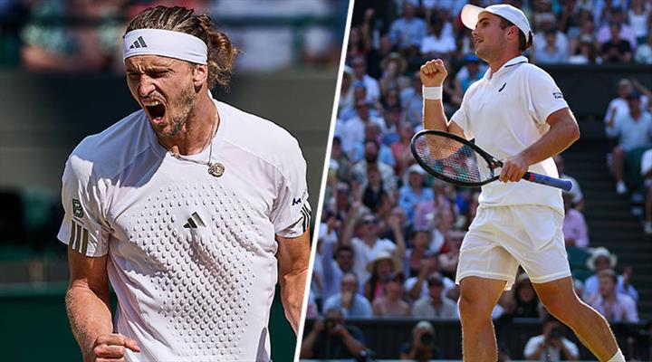 Alexander Zverev ile Arthur Fery, Wimbledon'da yarı finalde