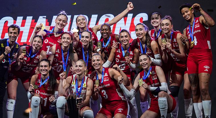 Tarih yazdık! Milletler Ligi'nde şampiyon Filenin Sultanları