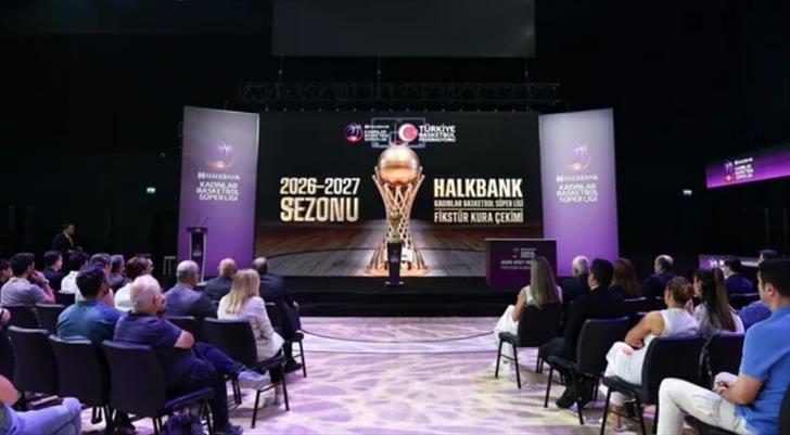 Halkbank Türkiye Kadınlar Basketbol Ligi'nde sezon fikstürü çekildi