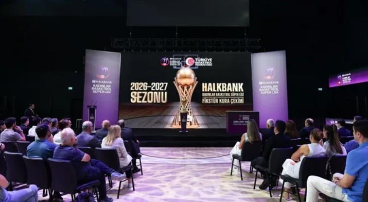 Halkbank Türkiye Kadınlar Basketbol Ligi'nde sezon fikstürü çekildi