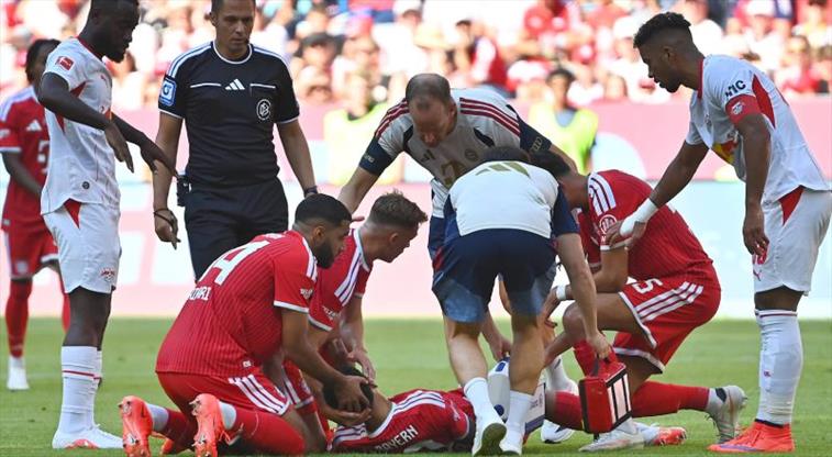 Bayern Münih'te korku dolu anlar