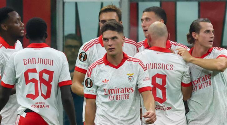 Benfica, Milan'ı 2 golle geçti! İşte Avrupa Ligi'nde gecenin sonuçları